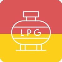 licuado petróleo gas vector icono