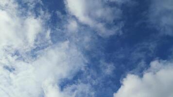 High Angle View of Winter Sky and Clouds over City of England UK video