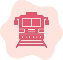 icono de vector de tren