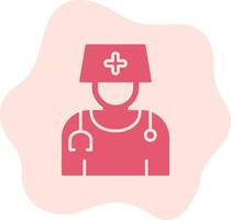 Lady Doctor Vector Icon