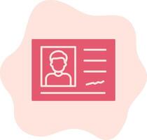 Identification Card Vector Icon