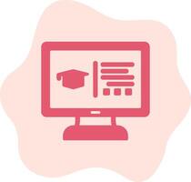 Online Education Vector Icon