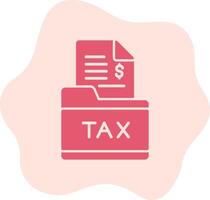 Tax Folder Vector Icon