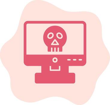 icono de vector de piratería informática