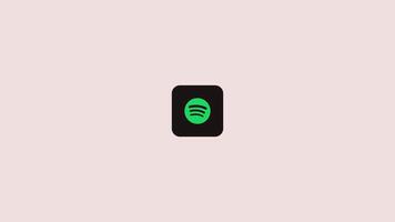 Spotify Logo Animated Bouncing video