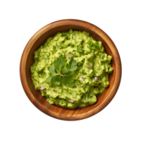 ai generado aislado guacamole cuenco para apetitoso culinario gráficos png