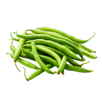 AI generated Green Beans Without Distractions, Making It the Central Focus of Your Culinary Graphic png