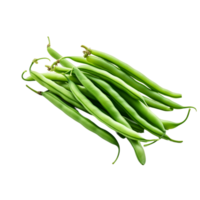 AI generated Transparent Green Beans, Adding Vibrancy to Graphic Compositions png