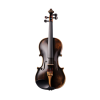 AI generated Violin Clipping Path for Detailed Customization in Musical Projects png