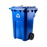 AI generated Clear Bin Imagery, High Quality Visuals for Professional Waste Management Presentations png