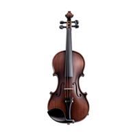 AI generated Clear Background Classical Violin, Ideal for Varied Music Design Contexts png