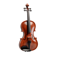 AI generated Violin Clarity Cutout, Ensuring Precise and Well Defined Musical Visual Elements png