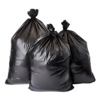 AI generated Clear Bag Imagery, High Quality Visuals for Professional Waste Management Presentations png