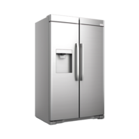 ai generado refrigerador en un blanco lienzo, Proporcionar un lona para creativo personalización png