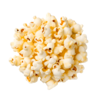 ai generiert Popcorn ohne Ablenkungen, Herstellung es das zentral Fokus von Ihre kulinarisch Grafik png