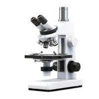 AI generated Clear Background Microscope Isolation, Ideal for Varied Design Applications png