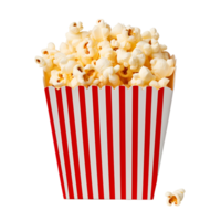 AI generated Isolated Popcorn Treat for Tempting Culinary Graphics png