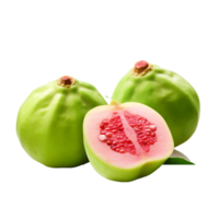 AI generated PNG Image of Isolated Guava