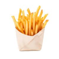 ai genererad transparent bakgrund franska frites png