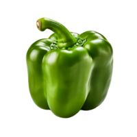 AI generated Isolated Macro Paprika Pepper without Background Interruptions png