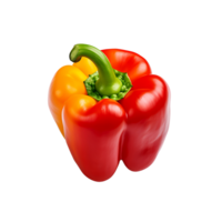 AI generated PNG Image of Isolated Macro Paprika Pepper