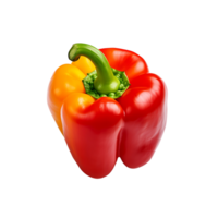 ai generiert png Bild von isoliert Makro Paprika Pfeffer