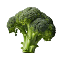 ai generato fresco broccoli Immagine su un' chiaro sfondo png