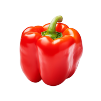 AI generated Paprika Pepper Macro with No Background Distractions png