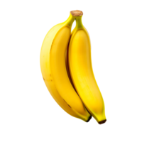 AI generated See Through Banana Presentation png