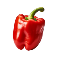 AI generated Transparent Macro Shot of Paprika Pepper on a Clear Surface png