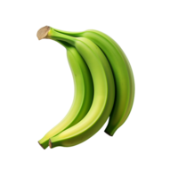 AI generated Isolated Banana without Background Interruptions png