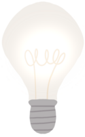 idea lampadina illustrazione png