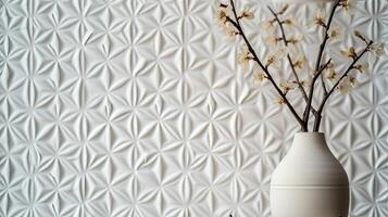 AI generated a seamless pattern against a crisp white background, capturing the essence of elegance and simplicity in a realistic photograph. SEAMLESS PATTERN. photo