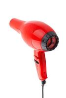 Hair dryer isolated photo