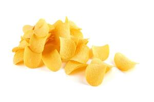 Potato chips isolated photo