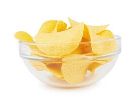 Potato chips isolated photo