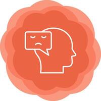 Negative Thinking Vector Icon