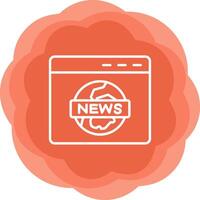 News Report Vector Icon