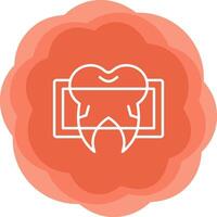 dental X rayo vector icono