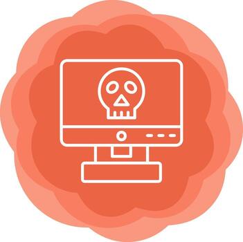 Computer Hacking Vector Icon