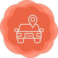 Car Location Vector Icon