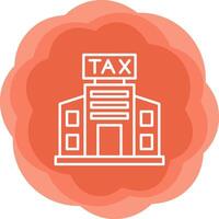 Tax Office Building Vector Icon