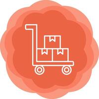 Factory Trolley Vector Icon