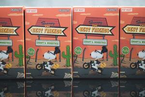 Bangkok, Thailand - February 12, 2024 A box of Snoopy the Best Friends series figures. photo