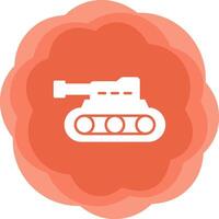 icono de vector de tanque