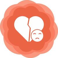 Broken Heart Vector Icon