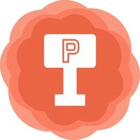 Parking Sign Vector Icon