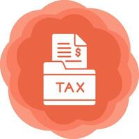 Tax Folder Vector Icon