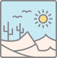 Desert Vector Icon