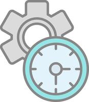 Work Time Vector Icon